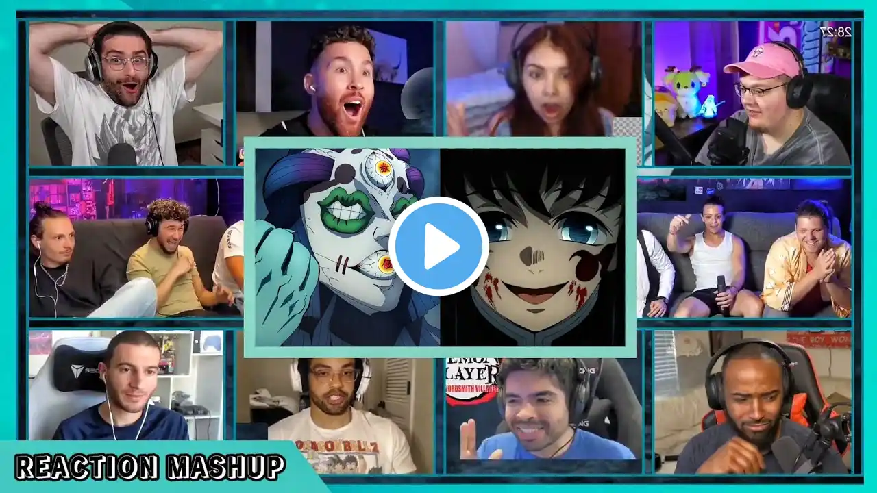 Muichiro Solos Gyokko "Upper Moon Five" Reaction Mashup || Demon Slayer Season 3