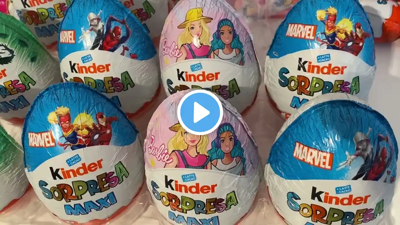 New Collection Barbie Maxi Kinder Surprise ASMR Unboxing