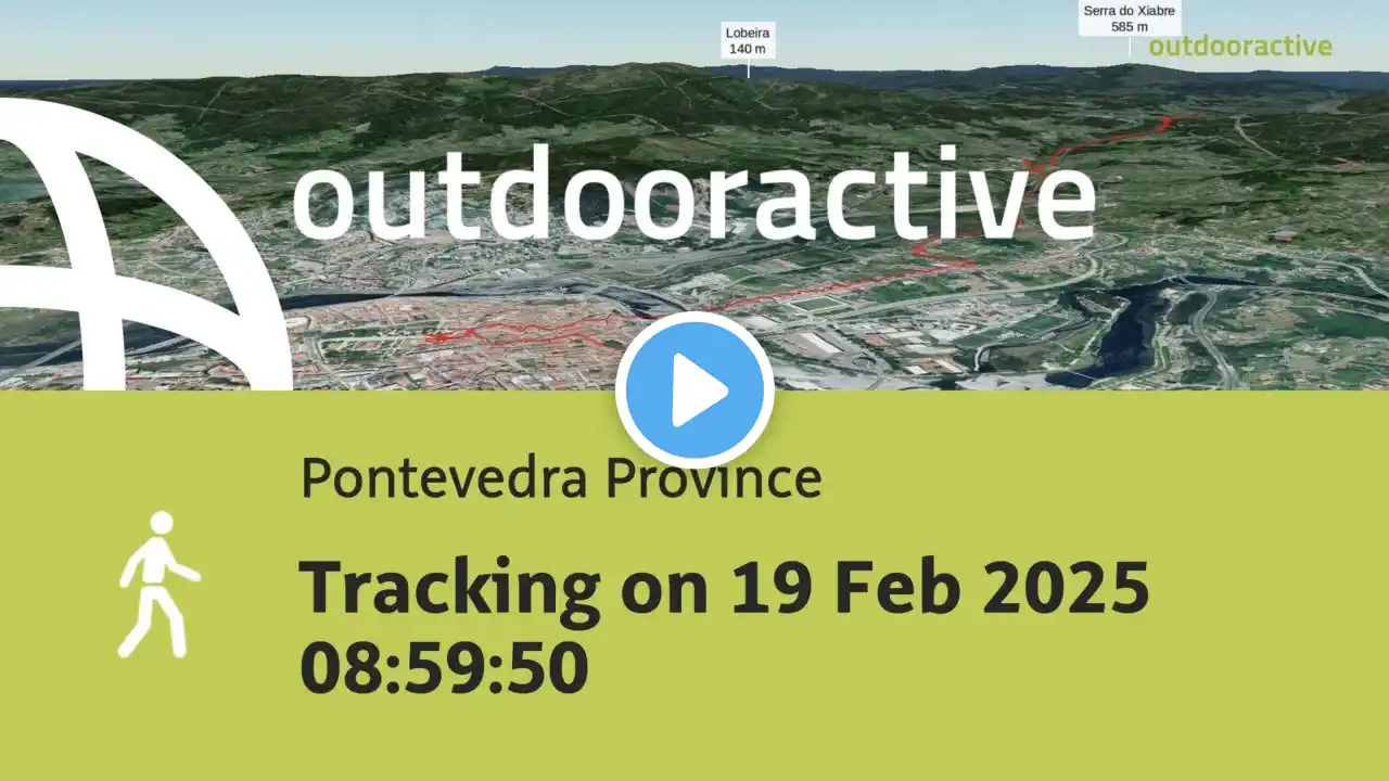 hike on the Pontevedra Province: Tracking on 19 Feb 2025 08:59:50