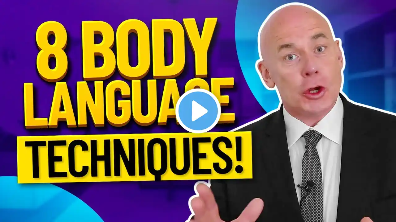 8 BODY LANGUAGE TECHNIQUES FOR INTERVIEWS! (Job Interview Technique Masterclass!)