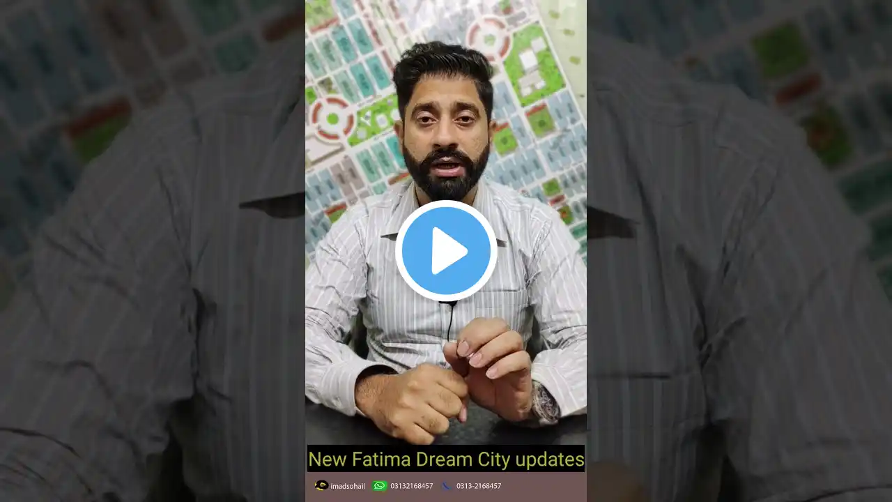 New Fatima Dream city updates 07 january 2022 #imadsohail #plotsforsale #bahriatownkarachi