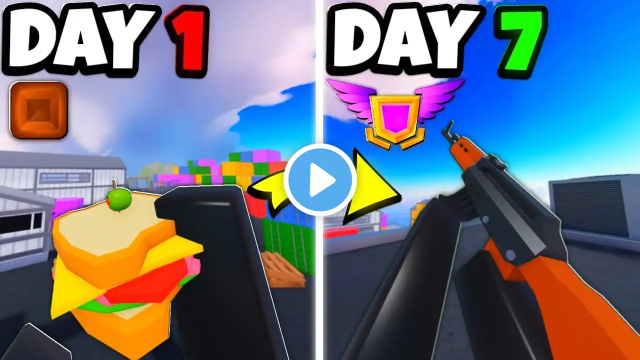 I Mastered RANKED in 7 days in Roblox Rivals!