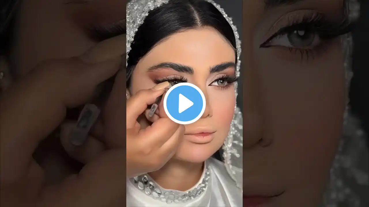 A sexy dall pink makeup with the dope skinning Noc 💫 #makeup #wedding #bridal #turkish #tutorial