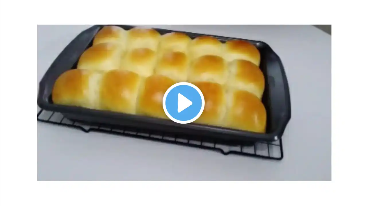 How to make the best dinner rolls/milk bread/buns soft and fluffy bread #shorts