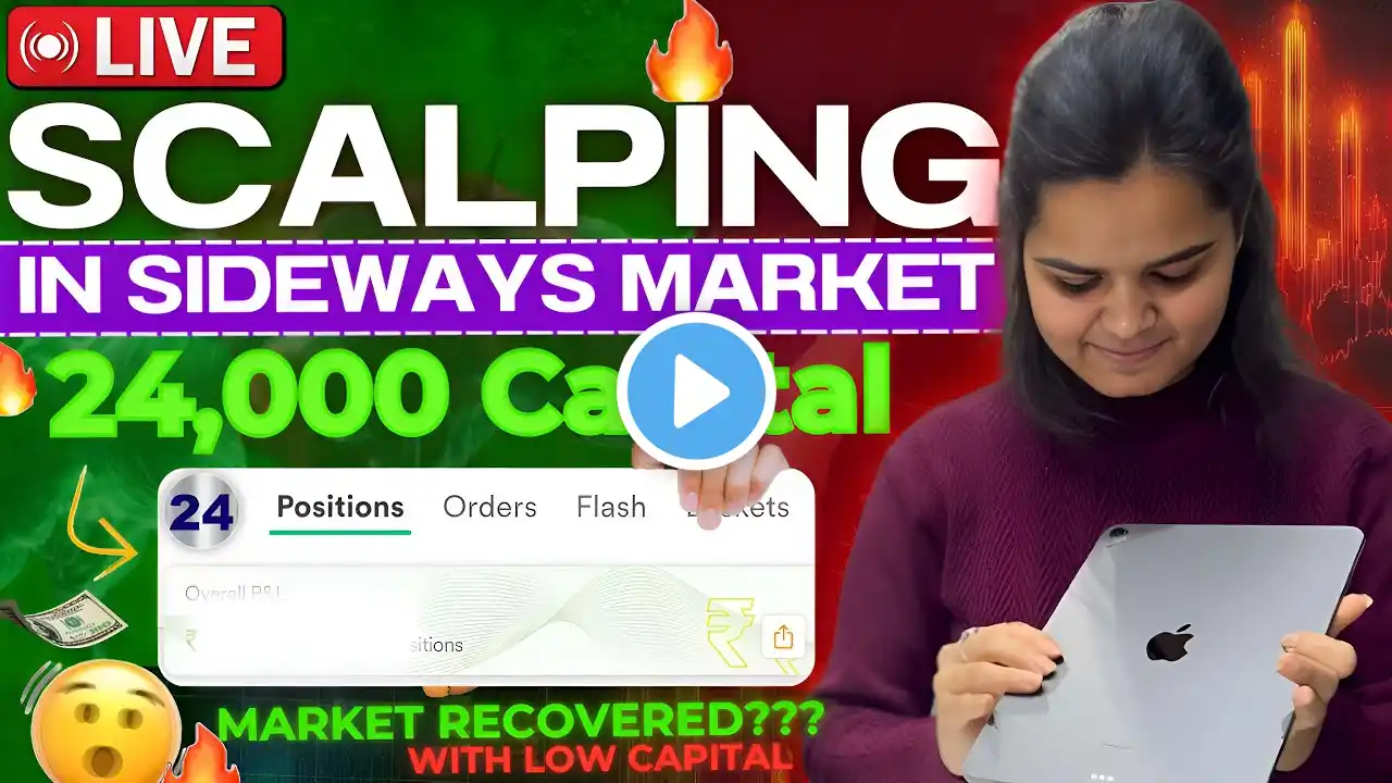 Live Options Scalping Using 24K CAPITAL | Live Intraday Trading