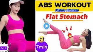 👉Abs workout | Pilates Workout | Weight loss journey |  Flat Stomach & Abs