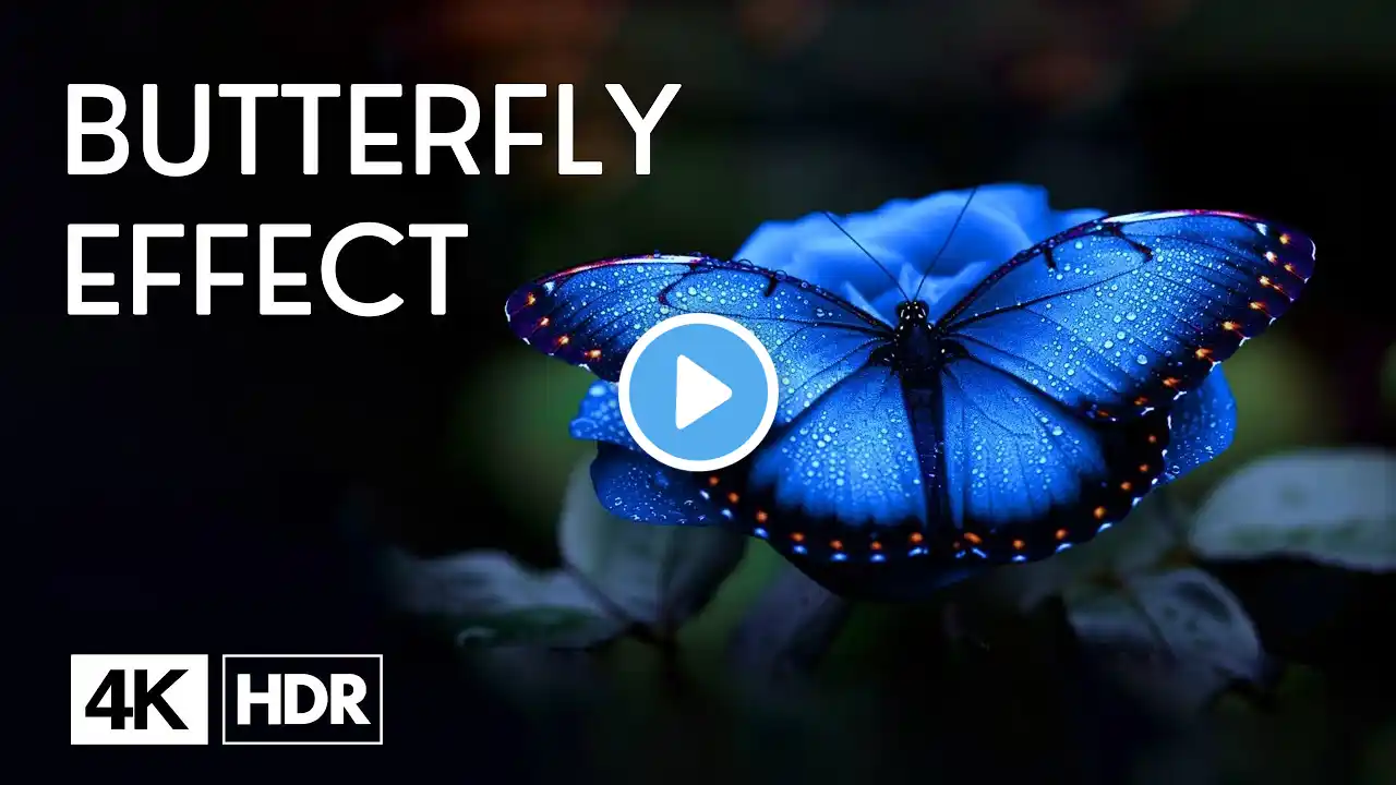 The Butterfly In The Nature In HDR 4K Ultra HD Dolby Vision 60 fps |  8K Adventures