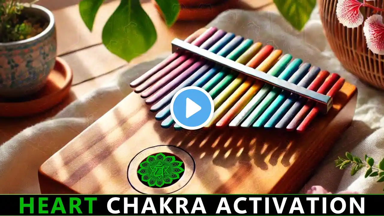 Heart Chakra Activation Kalimba Sleep Meditation Music – Maintain Healthy Relationships & Empathy