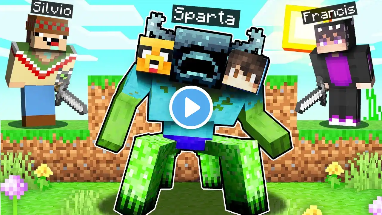 Minecraft: SPARTA CAMBIAFORMAS VS 2 ASESINOS 😱 SPEEDRUN vs HUNTER MINECRAFT con SILVIO