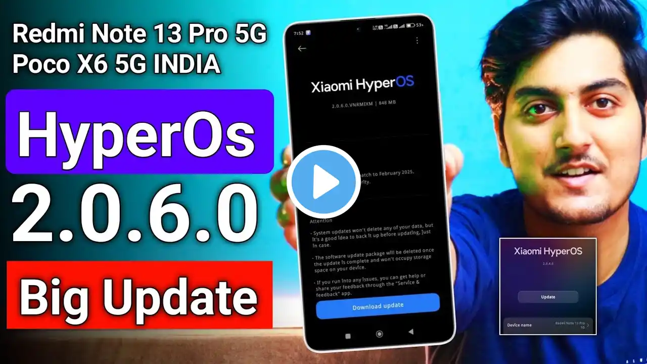 Redmi Note 13 Pro & Poco X6 5g HyperOs 2.0.6.0 New Update With same issue | HyperOs 2.1