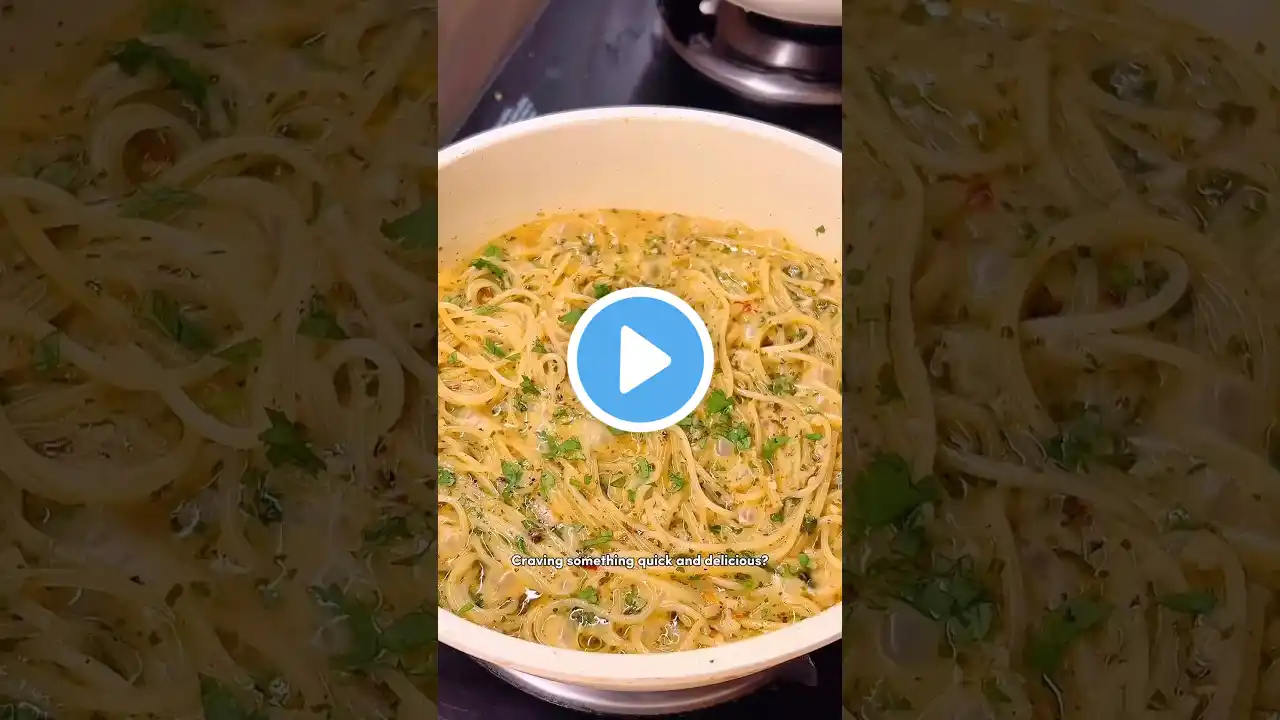 Easy Butter Garlic Spaghetti Recipe 🍝 Quick & Delicious