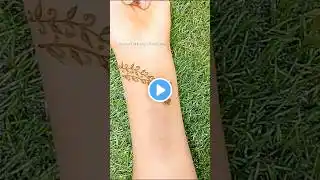 Mehndi design #viralshort #tattoo #mehndi #henna #youtubeshort #shorts #hennadesign #flower #easy