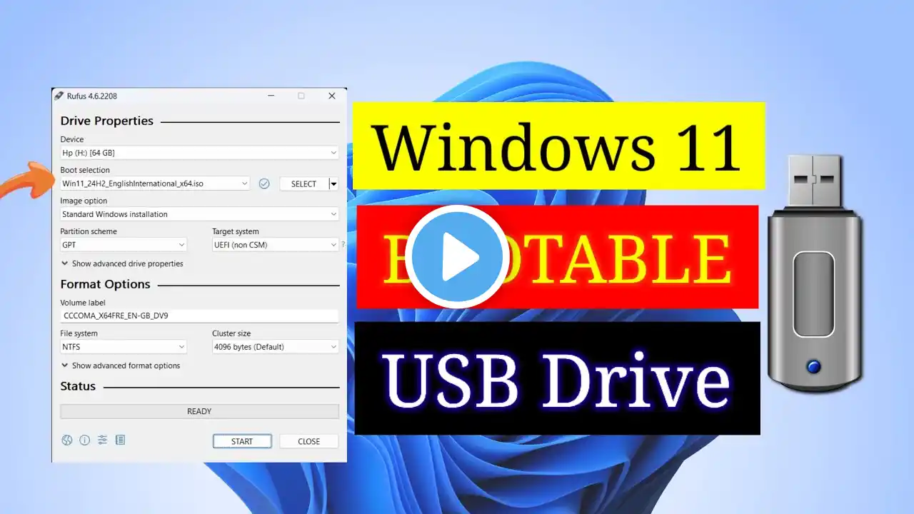 Create Windows 11 Bootable USB Drive | Windows 11 ko bootable pendrive kaise banaye