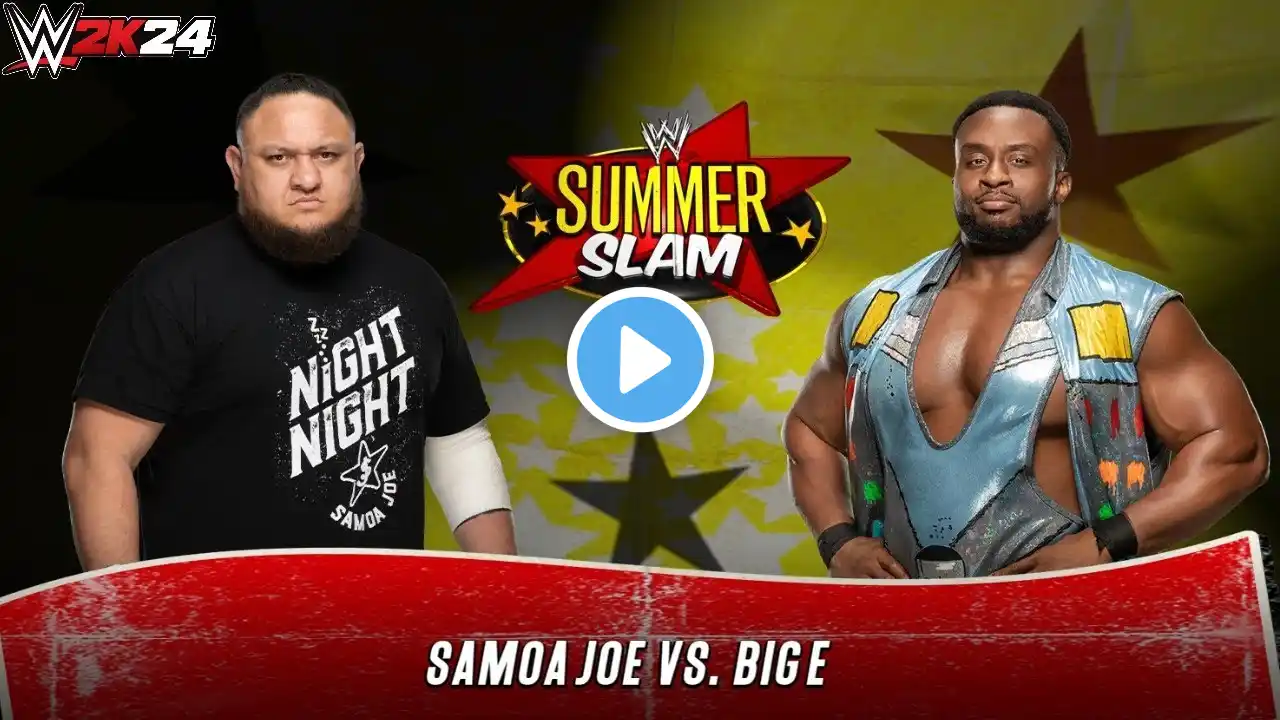 Full Match - Samoa Joe vs Big E: SummerSlam|WWE 2K24