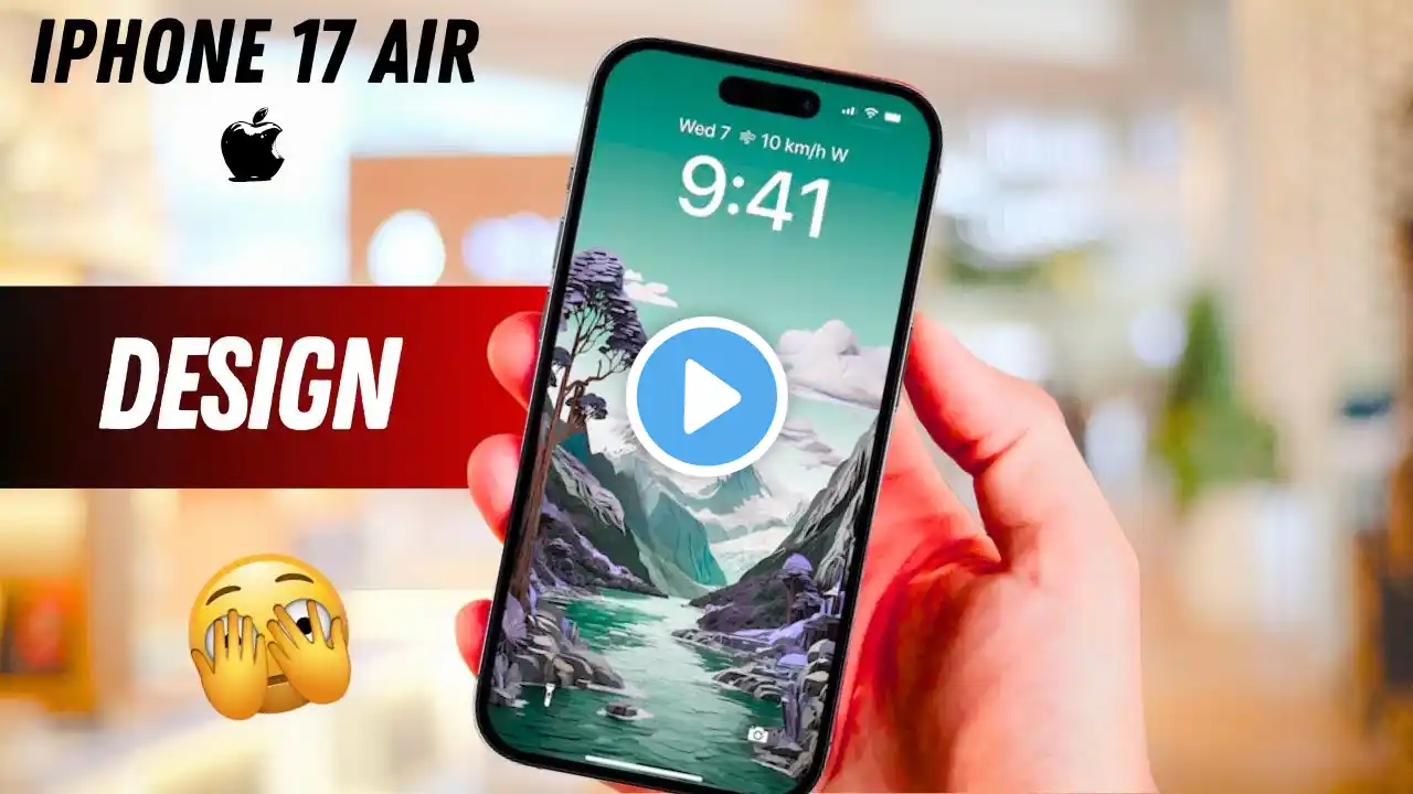 Apple's iPhone 17 Air - Different Design !!! ✌️🤔