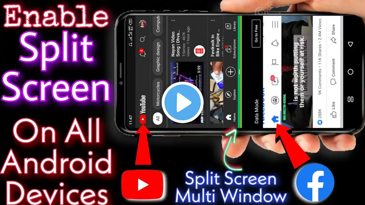 Enable Split Screen Multi Window On Infinix Zero 8, Note 8 And All New Infinix phones