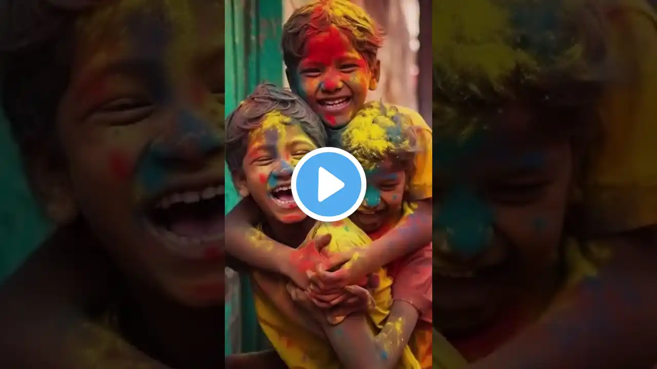 Happy Holi Status Video 2025🤘❤️  | #shorts​ #holi​ #radhakrishna​ #holispecial​ #viralvideo​