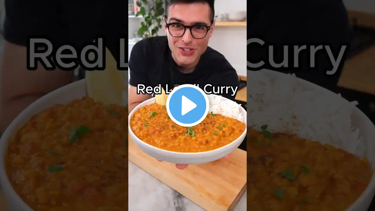 Red Lentil Curry in 30 minutes