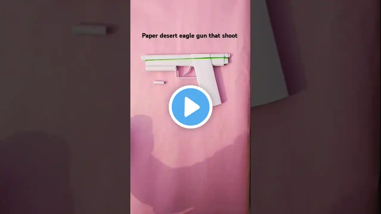 Paper desert eagle gun that shoot #craft  #shorts #youtubeshorts #advikcraft #trendingshorts