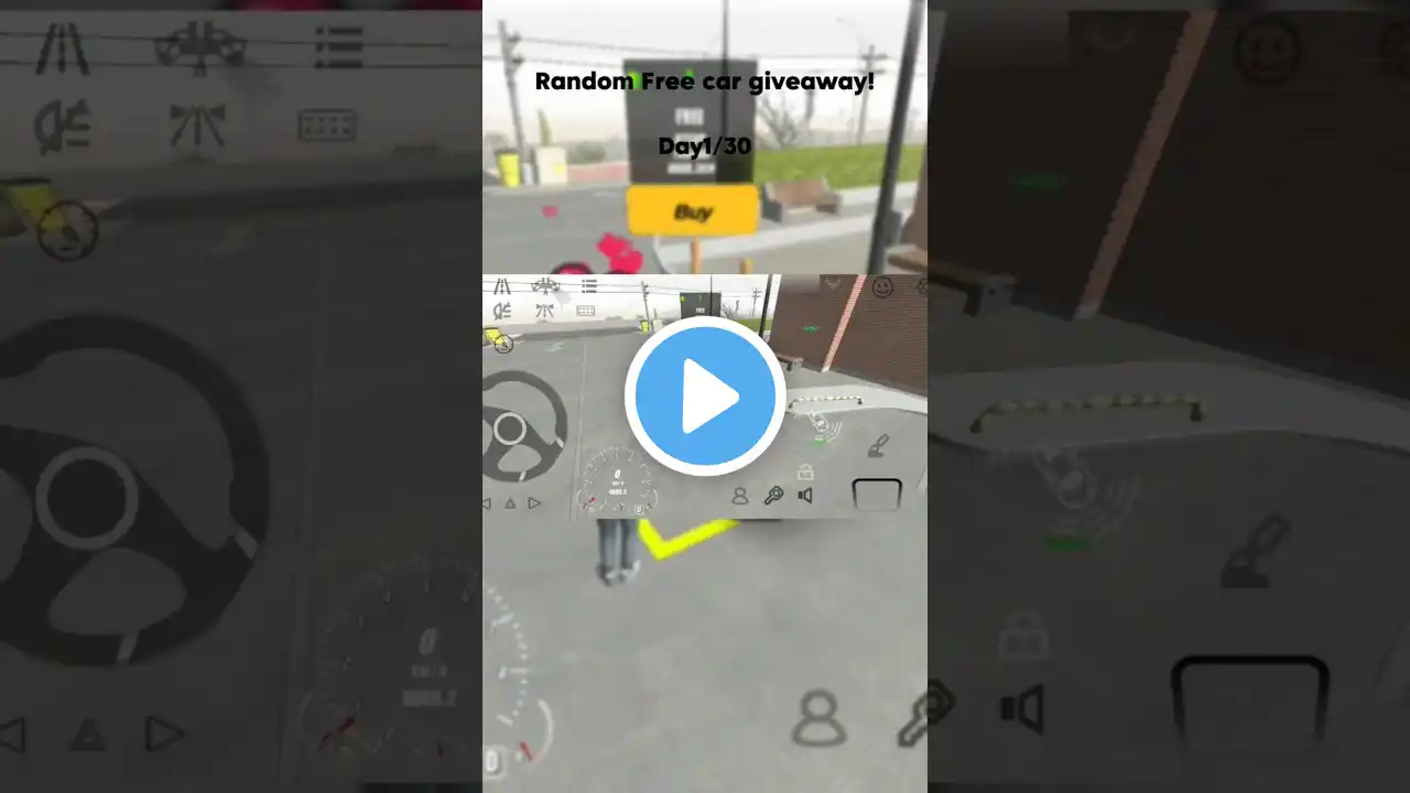 Random Free car giveaway day1 🤯 - car parking multiplayer #shorts #youtubeshorts #viralshort