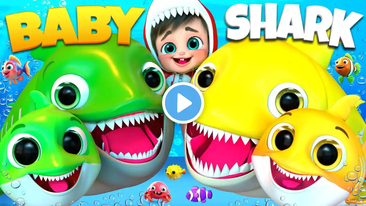 Baby Shark’s Learn Colors Ride Sing and Slide! 🌈🎶 Train Song  #babyshark #nurseryrhymes  #cocomelon