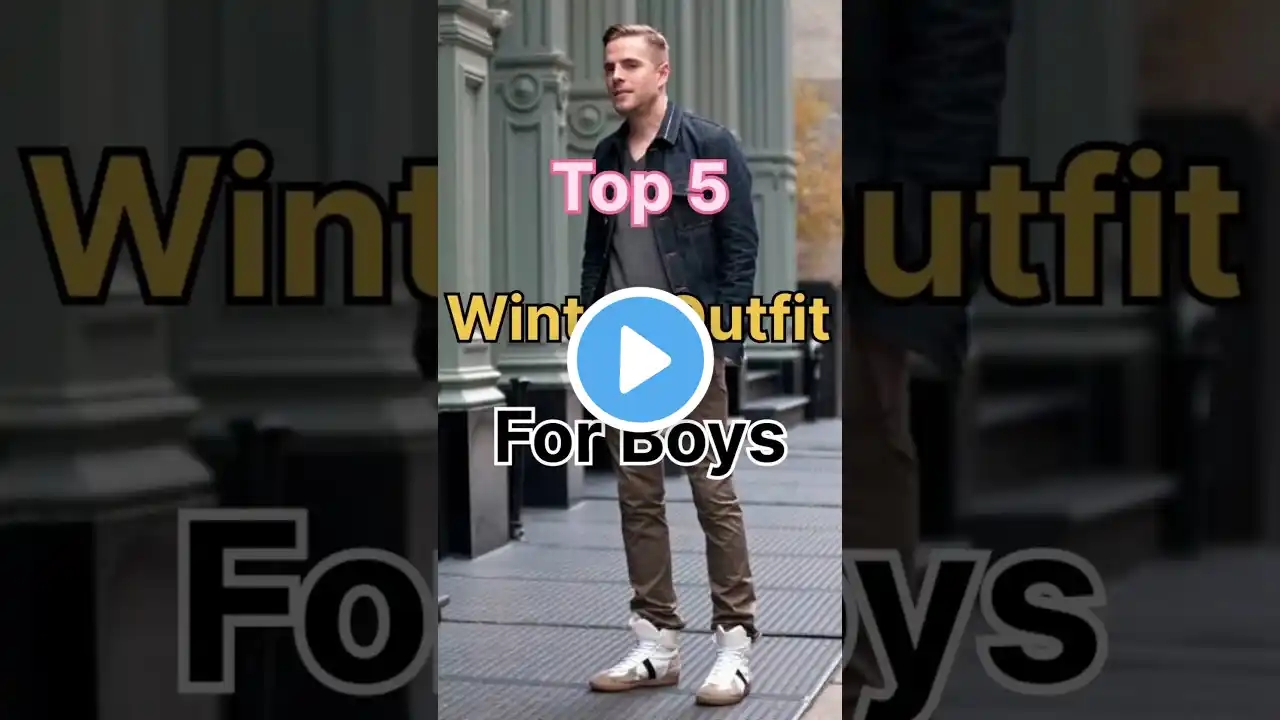 😎Top 5 Winter Outfit For Boys #mensfashion #mensstyle #trending #menswear #outfitideas #outfit