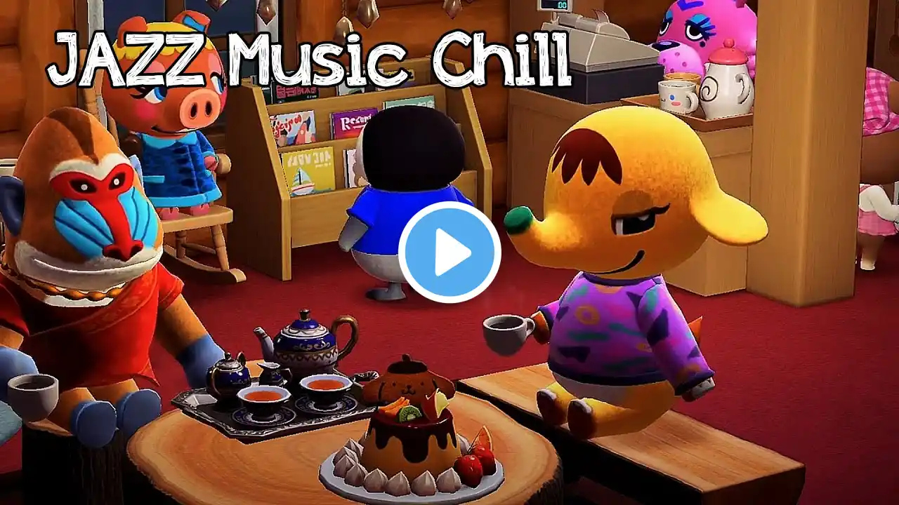 Warm Coffee & Bookshop Atmosphere βπ | Chill Jazz & Rain for Deep Focus