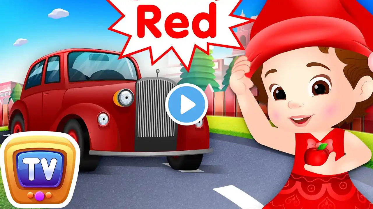 The Colors Song - RED - ChuChu TV Toddler Learning Videos & Nursery Rhymes for Infants