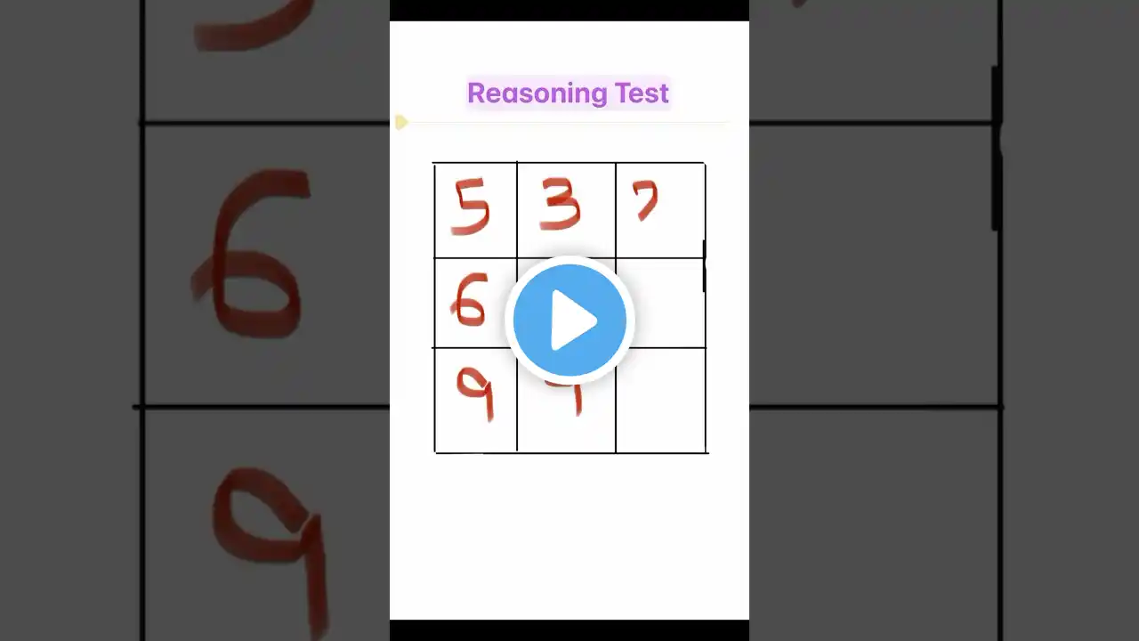 Reasoning Question#aptitude #tricks #ytshorts #reasoning #follow #viralvideo #maths #upsc #ssc