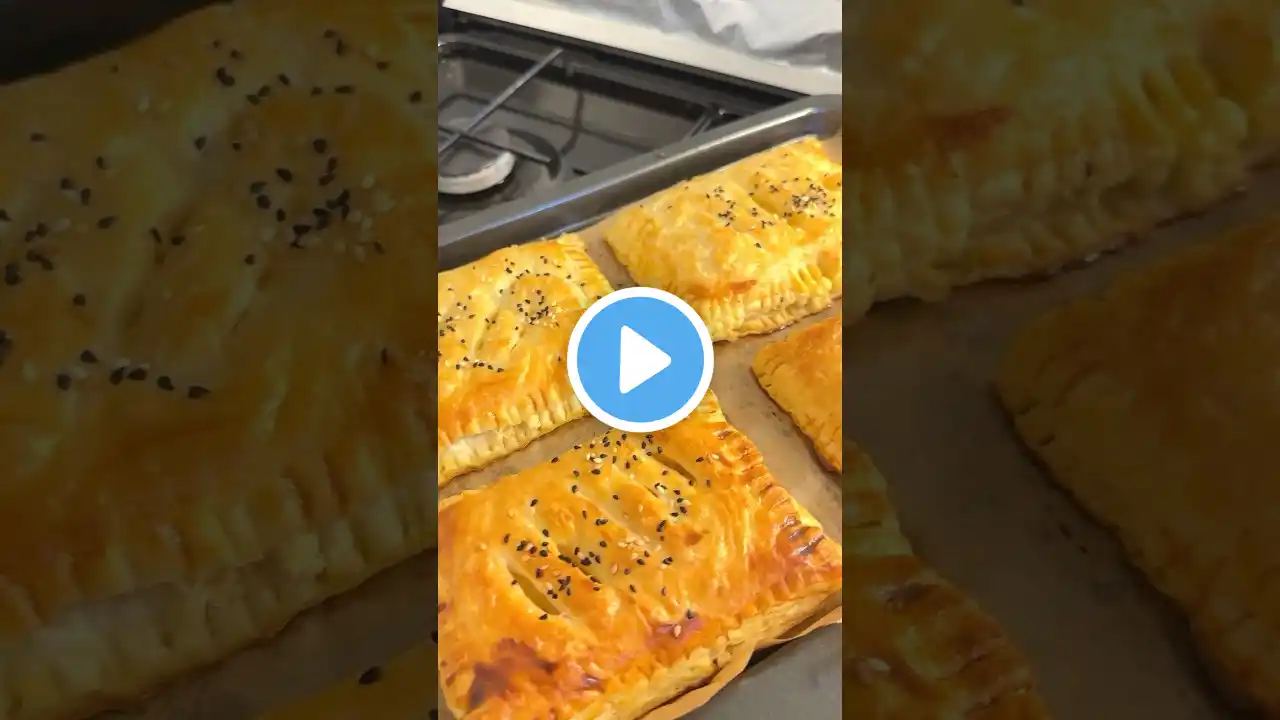 Chicken Puff Pastry Pockets🌙| Must-Try Recipe| Ramadan Recipes#youtubeshorts #youtube