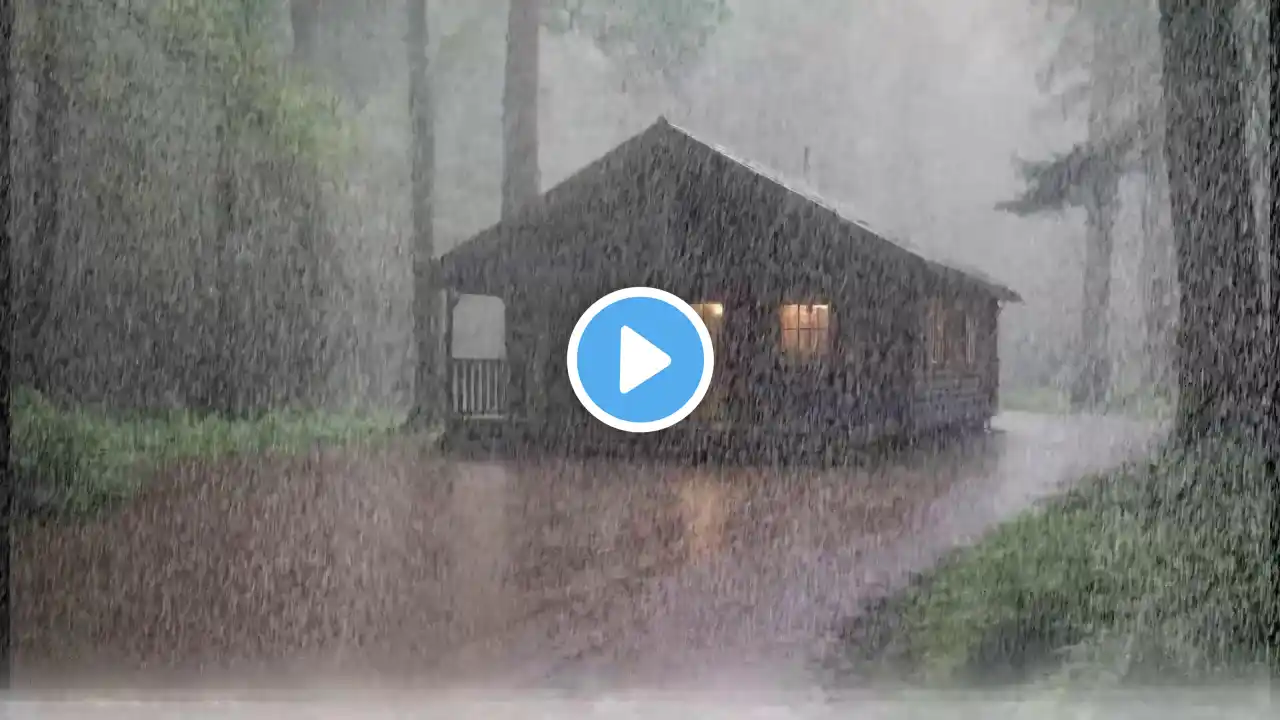 π΄ Perfect Rain Sounds For Sleeping And Relaxing - Rain And Thunder Sounds For Deep Sleep, ASMR #001