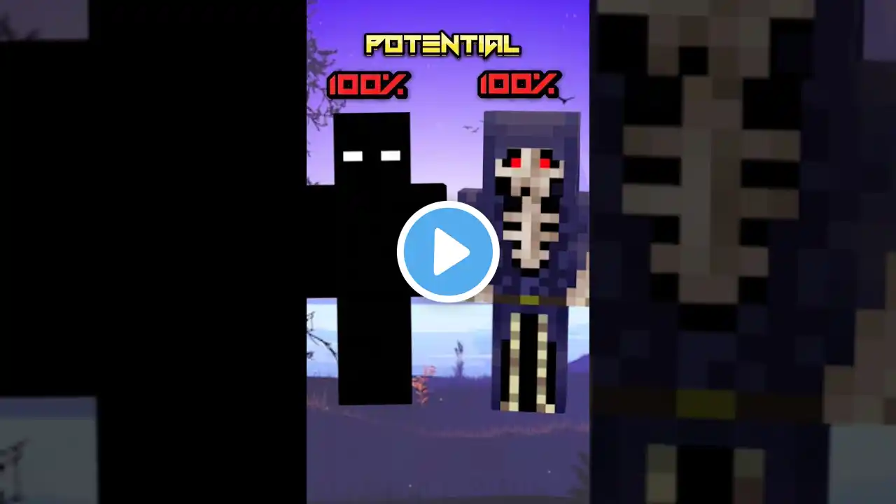 Null vs Dreadlord | Potential 1-100% 💀 #minecraft #minecraftshorts #shortvideos #shorts #viral #view