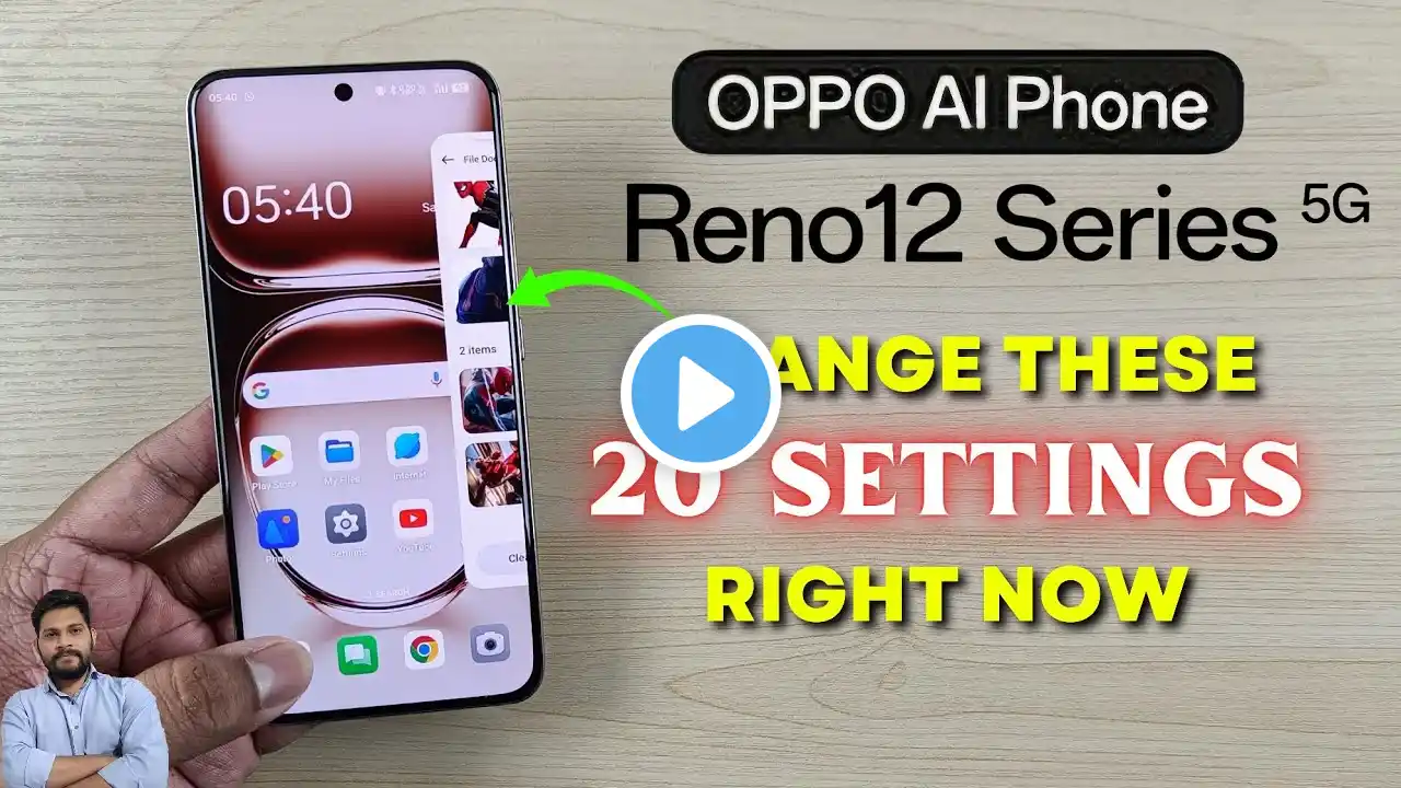 Oppo Reno12 Series : Change These 20 Settings Right Now