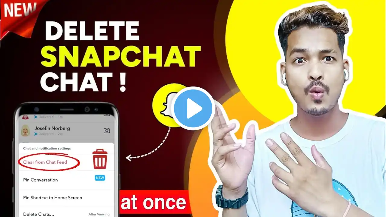 How To Delete Snapchat Chats Permanently | Snapchat Ke Message Kaise Delete Kare