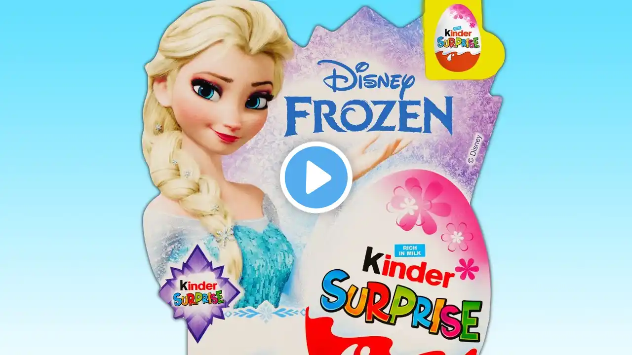 Kinder Surprise Eggs Disney Frozen | ToysMiredo