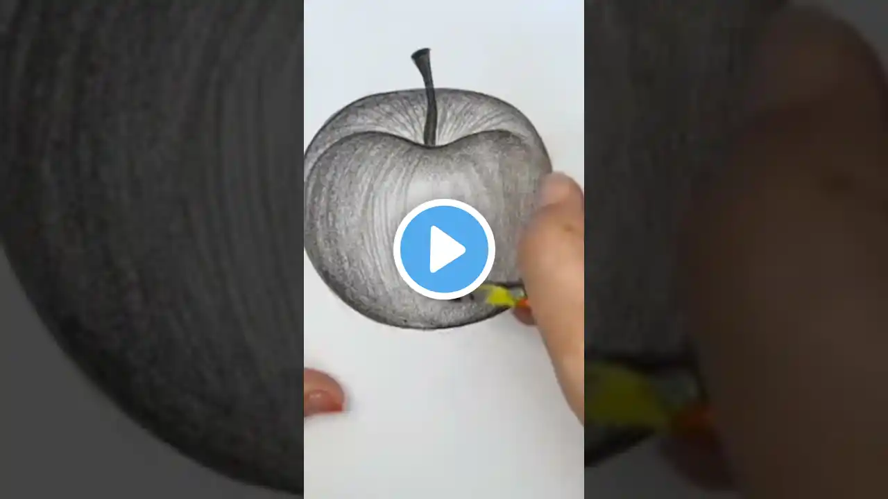 Easy Apple Drawing#How To Draw A Apple๐๐#Short#Youtubeshort#Trending@Shubh champa