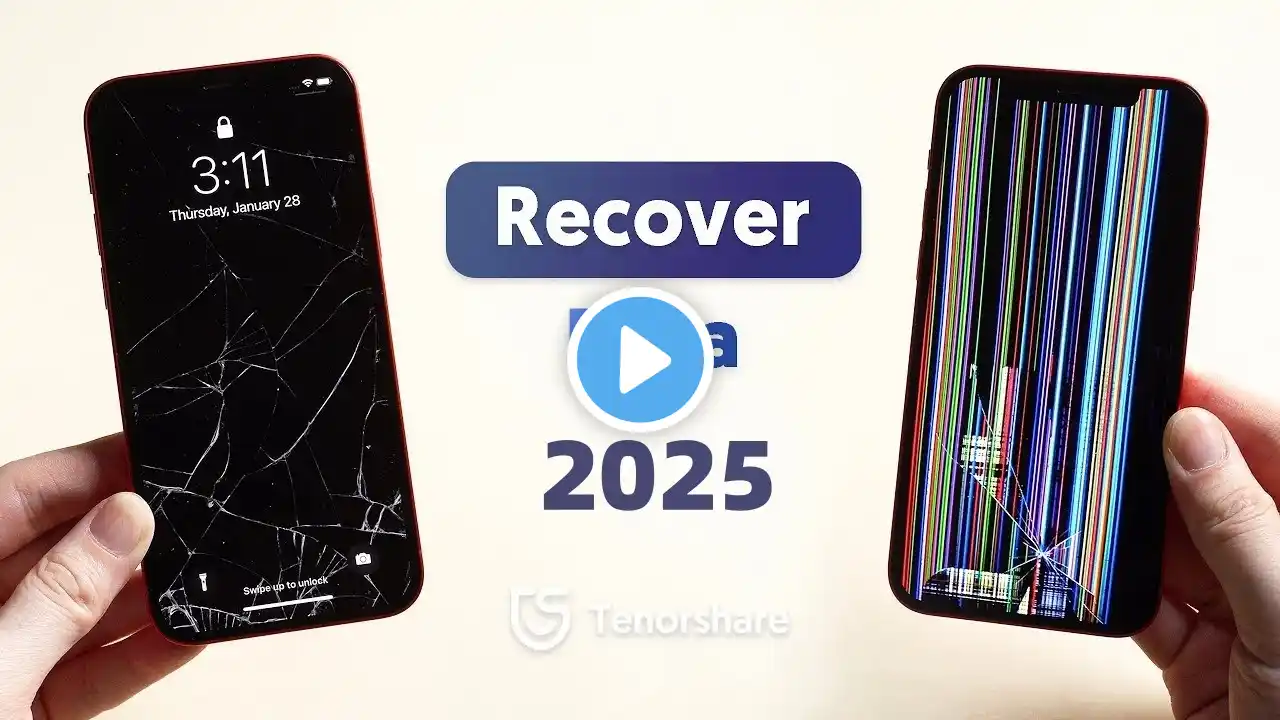 How to Recover Data from Dead or Broken iPhone - 2025 Update