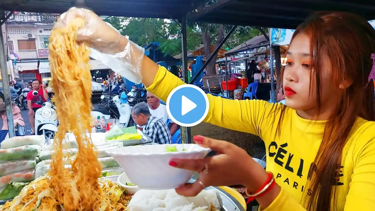 Most Popular Noodles! Rice Noodle, Spring Roll, Yellow Pancake, Beef Noodle Soup! Best Street Food