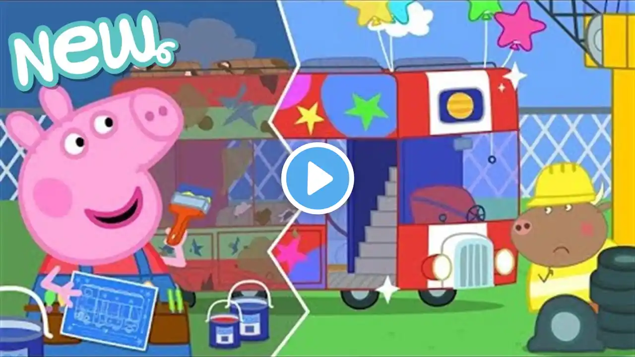 Peppa Pig Tales 2025 🔧 The Party Bus Makeover! 🚌 BRAND NEW Peppa Pig Episodes