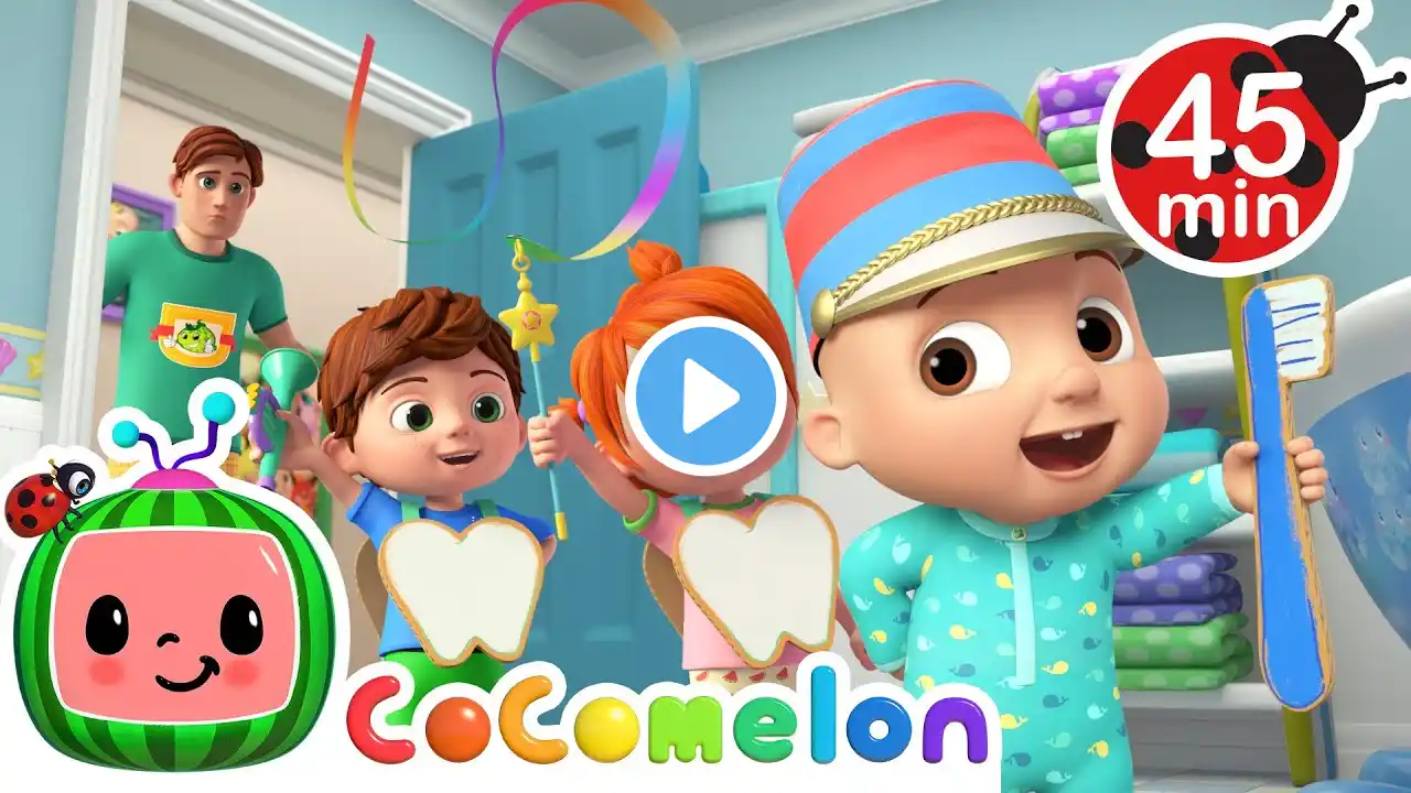 Brush Your Teeth, School Morning Routine with JJ! + MORE CoComelon Nursery Rhymes & Songs