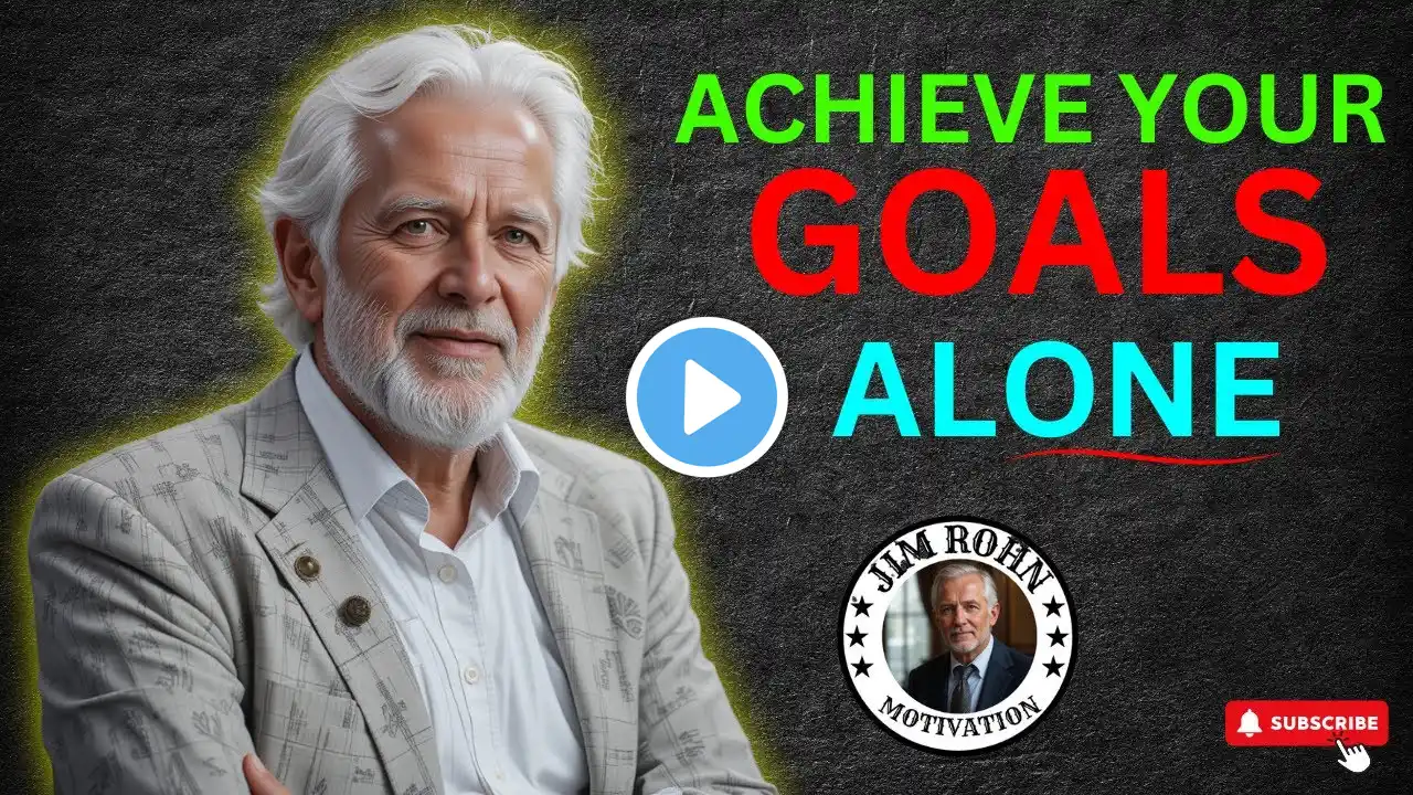 ACHIEVE YOUR GOALS ALONE - Jim Rohn Motivation