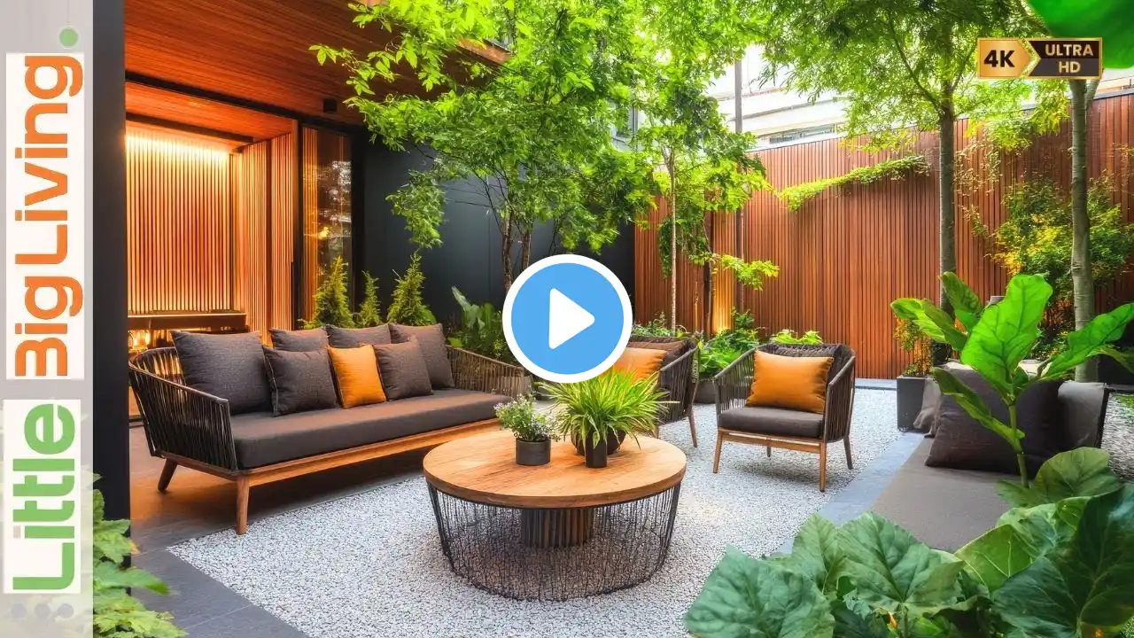 Rustic Modern Small House and Nordic Design Ideas for a Cozy Home Courtyard