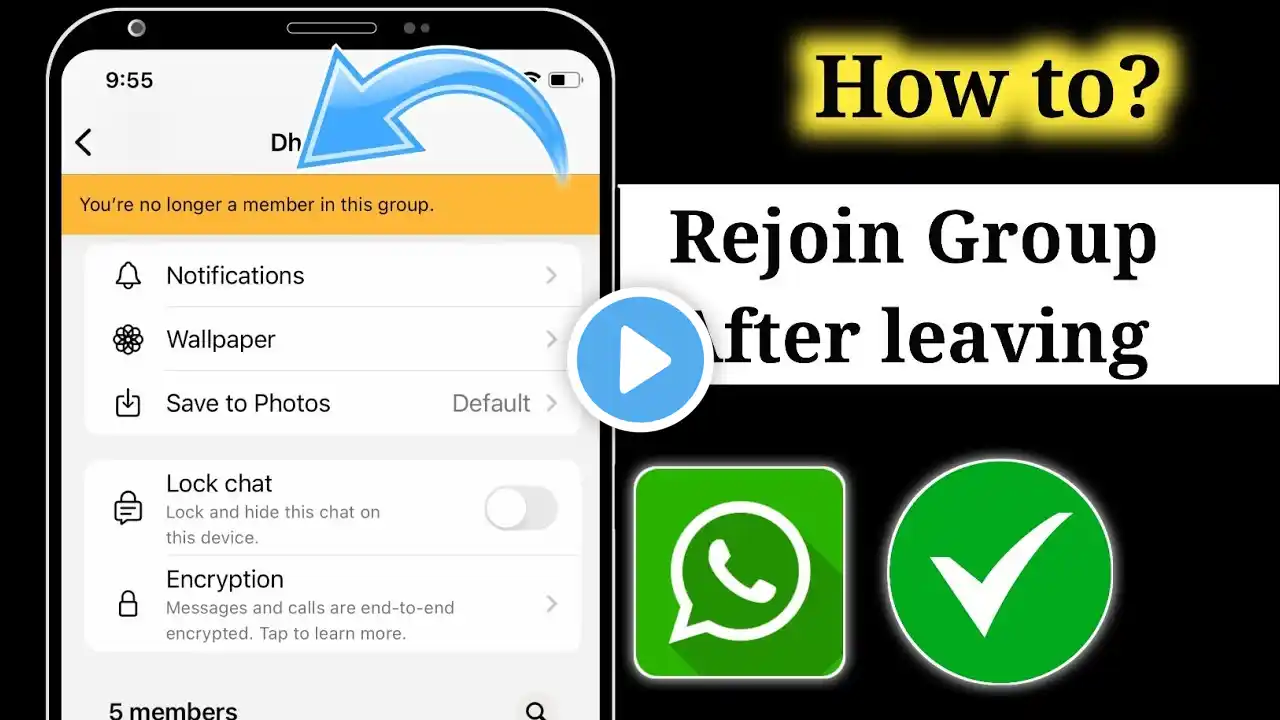 New!! How to Rejoin Whatsapp Group After Leaving