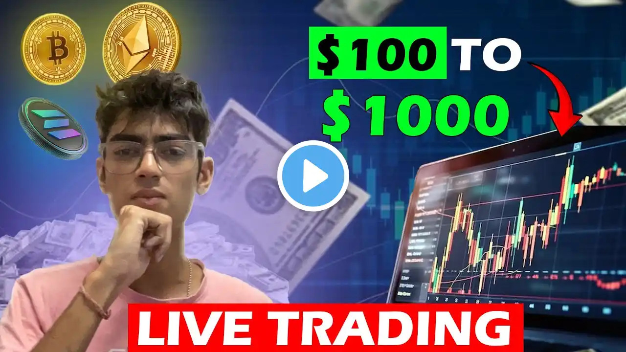 🚨LIVE $100 - $1000 Challenge | LIVE BITCOIN TRADING | Live Forex Trading  | 15 FEB