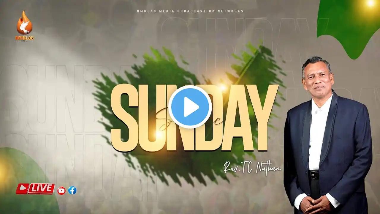 🔴Live: Sunday Service | 16 FEB 2025 | 1st Service | Rev. TC Nathan | #nmklag