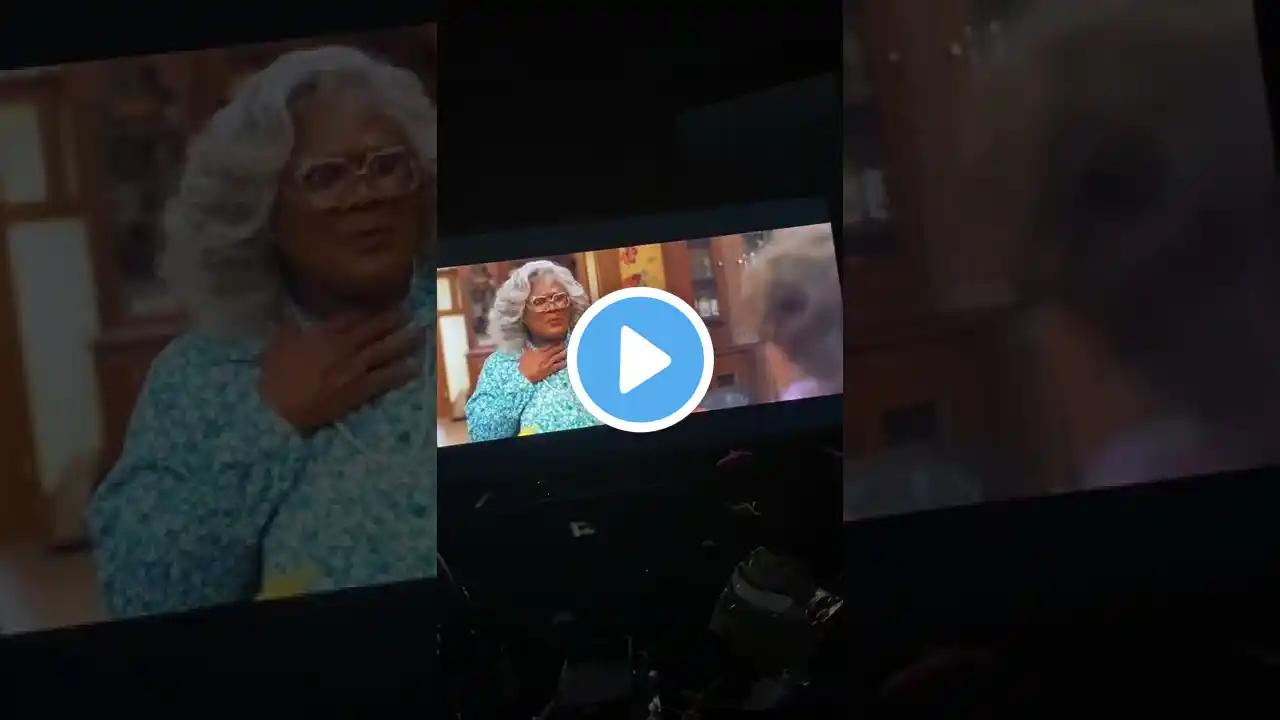 Madea  and ￼ mrs brown was sitting at the table they hear a ringtone going off it was wap