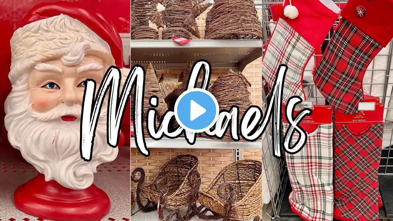 NEW MICHAELS CHRISTMAS DECOR • DECEMBER SHOP WITH ME