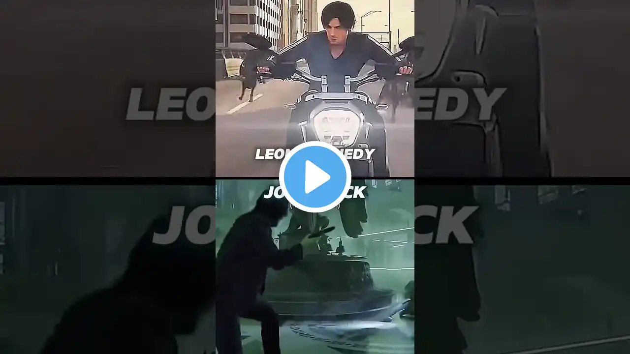 Leon Kennedy vs John Wick #shorts