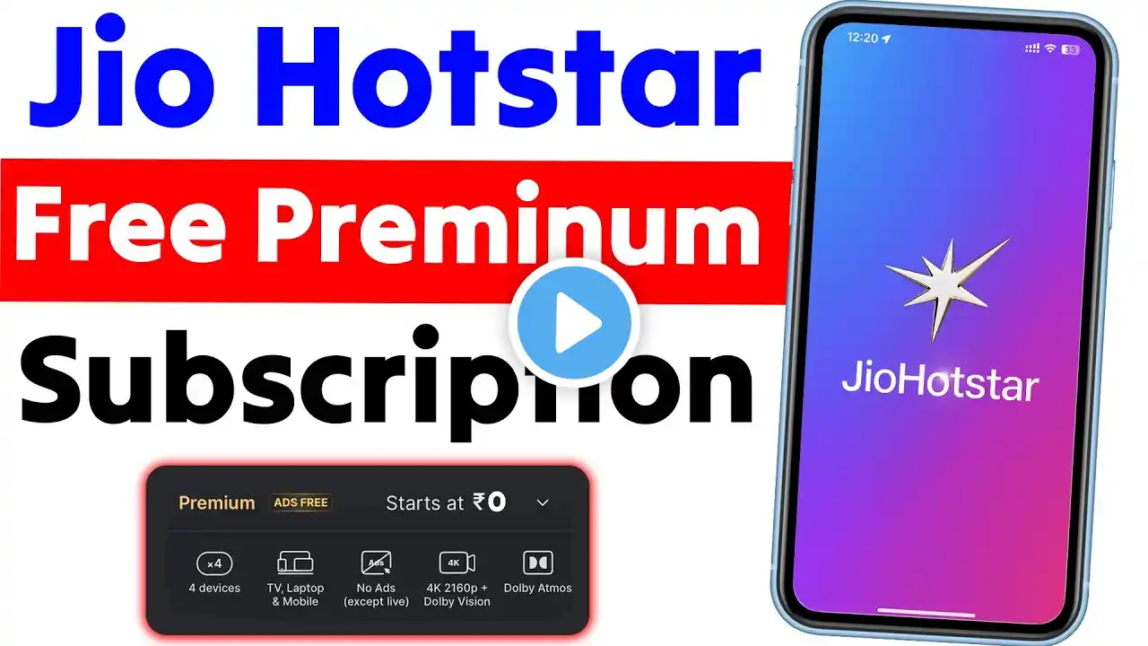 Jio Hotstar Subscription Free 2025 | Jio Hotstar Subscription Buy Kaise Kare | Jio Hotstar Free Use