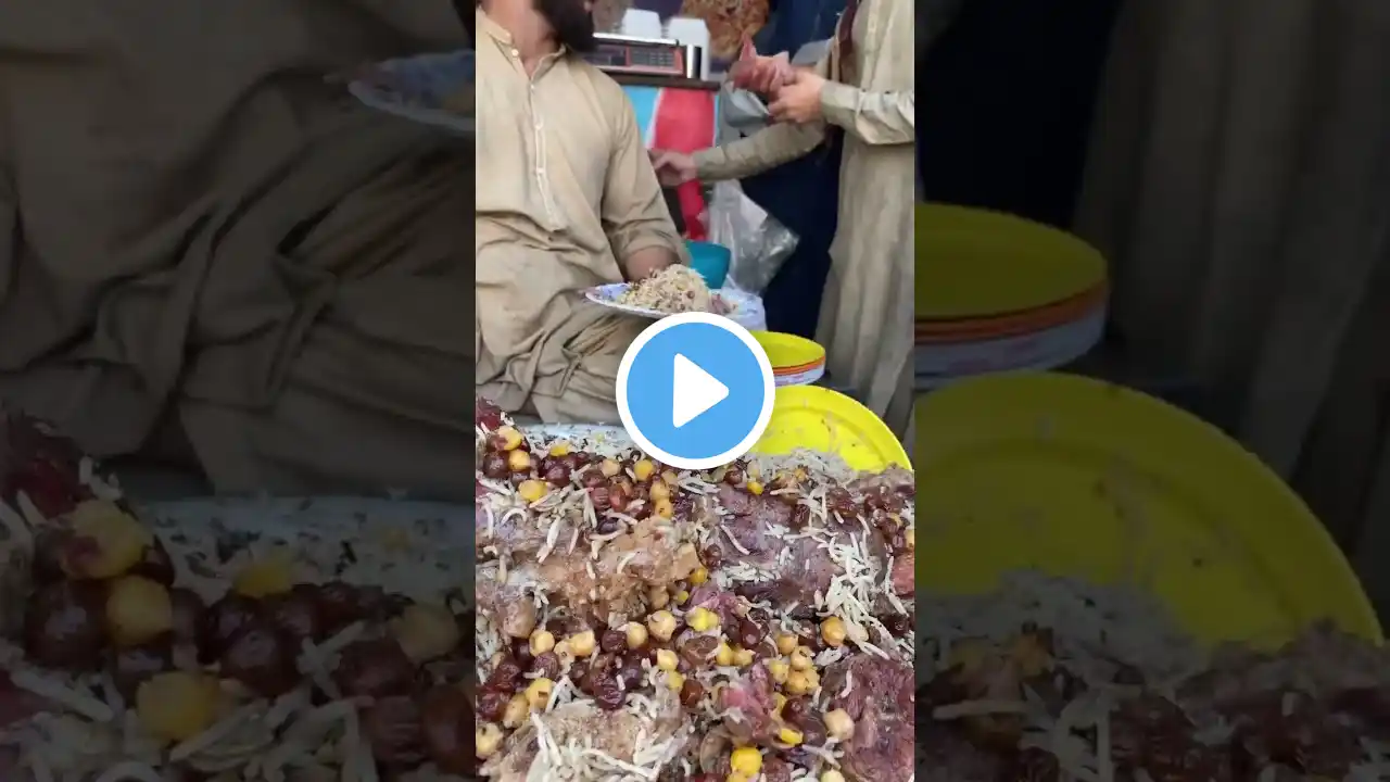 Famous Road side Mewa Meat Chawal | Zaiqa Chawal Qissa Khwani Bazar Peshawar #chawal #rice #food